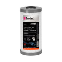 Puretec Cartridge CB10MP1 Carbon Block 4.5" x 10" 10 Microns