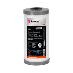 Puretec Cartridge CB10MP1 Carbon Block 4.5" x 10" 10 Microns