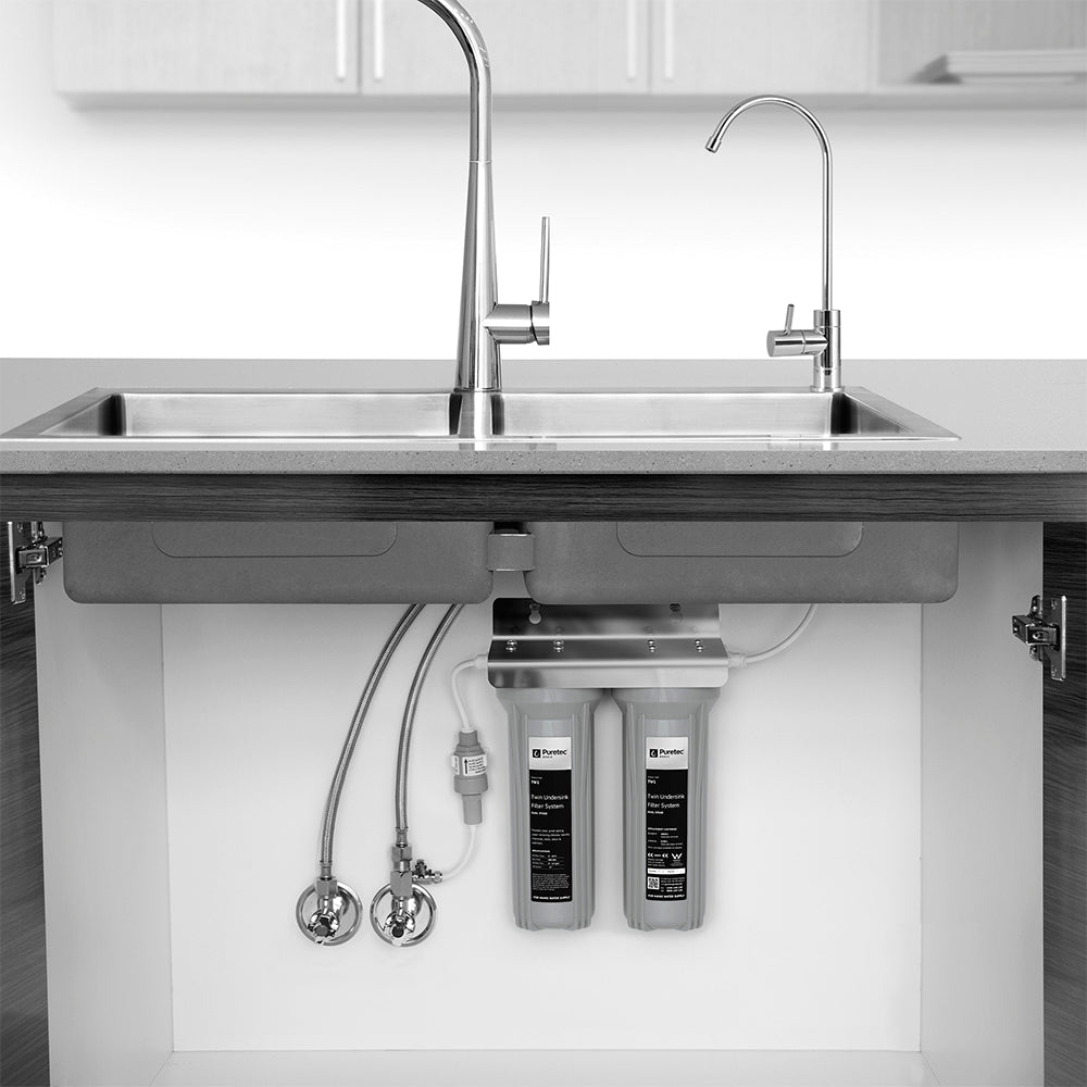 Puretec Filter TW1 Twin System Tap and Filter Kit (includes OT250)
