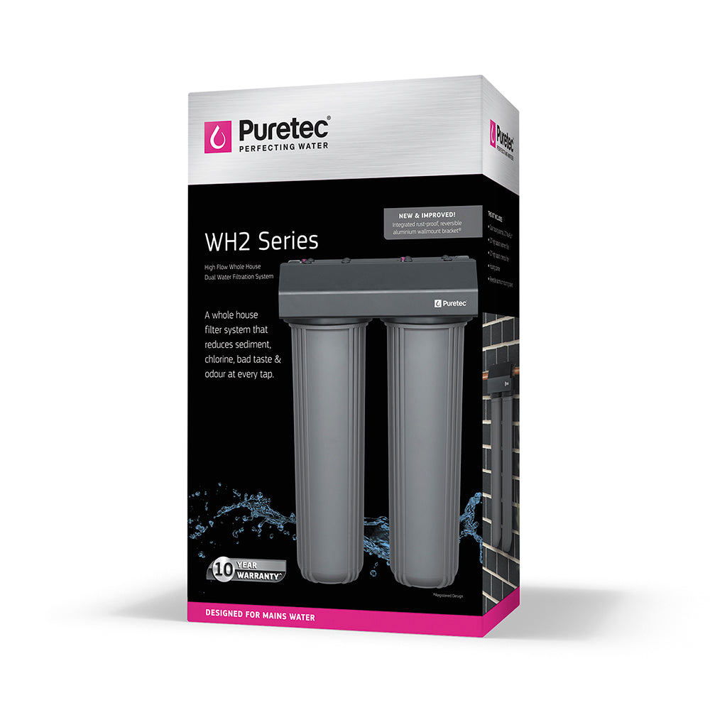 Puretec Filter WH2-55 Whole House Twin System (includes PX05MP2 and CB10MP2)