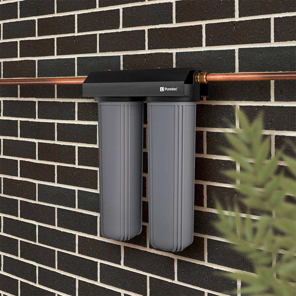 Puretec Filter WH2-55 Whole House Twin System (includes PX05MP2 and CB10MP2)