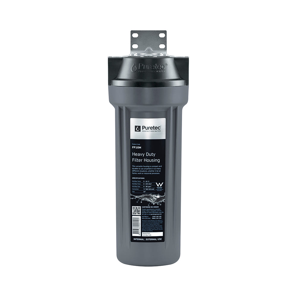 Puretec Housing FP10B Single, suits 10" cartridges