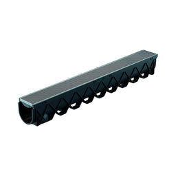 Reln Storm Drain Channel and Grate Architectural (316 S/S) 1000mm (L) x 120mm (W) x 129mm (D)