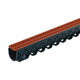 Reln Storm Drain Channel and Grate Plastic Terracotta 3m (L) x 120mm (W) x 129mm (D)