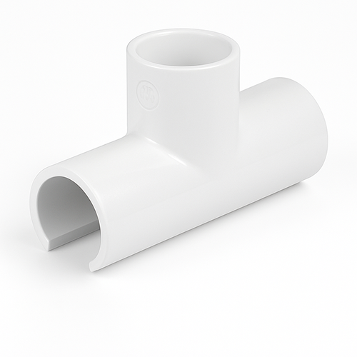 PVC Snap-On Tee plain 20mm x 20mm (3/4")
