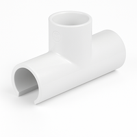 PVC Snap-On Tee plain 20mm x 20mm (3/4")