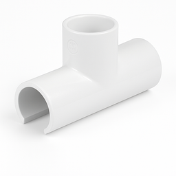 PVC Snap-On Tee plain 20mm x 20mm (3/4")