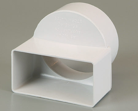 Stormwater Downpipe Adaptor 100mm x 100mm to 90mm