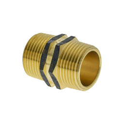 Brass Nipple Threaded BSPM 50mm (2")