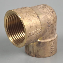 Brass Elbow FF 90° 15 mm