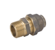 Brass Flared Adaptor 15mm (1/2&quot;) Copper x 15mm (1/2&quot;) BSPM