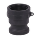 Poly Threaded Adaptor - A - Male CAMLOCK x FI BSP 20mm x 3/4"