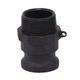 Poly Threaded Adaptor - F - Male CAMLOCK x MI BSP 20mm x 3/4"