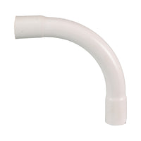 Communication Bend 90D 450mm Radius 100mm White