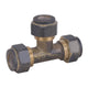 Brass Tee Conetite 15 mm x 15 mm x 15 mm (1/2")