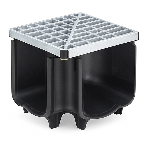 1a. Storm Masta Channel and Grate Glavanised Steel Class B 1m (L) x 273mm (W) x 263mm (D) **LIMITED STOCK**