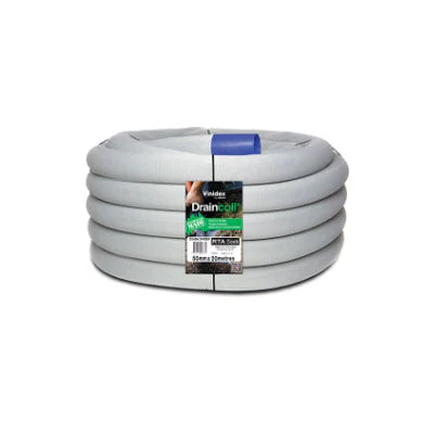 HDPE Draincoil Cl 400, 100mm Slotted, RTA Socked x 100 metres
