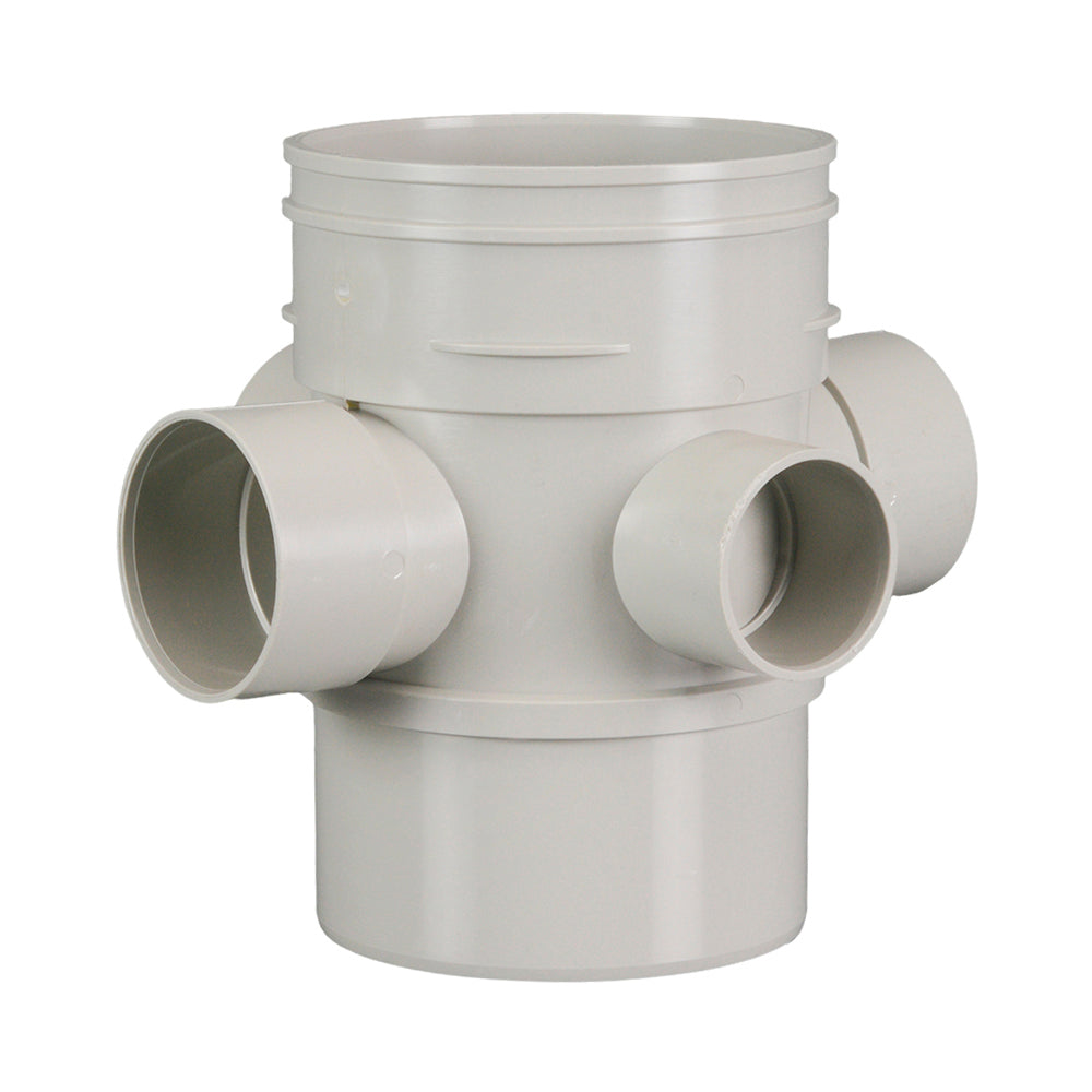 DWV 4 Way Riser MF 88° 100mm x 50x50x50x40