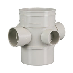 DWV 4 Way Riser MF 88° 100mm x 50x50x50x40