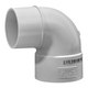 # DWV Plain Bend Socket x Into Pipe 88° 40mm