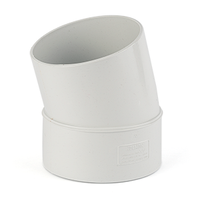 DWV Plain Bend MF 15° 100mm