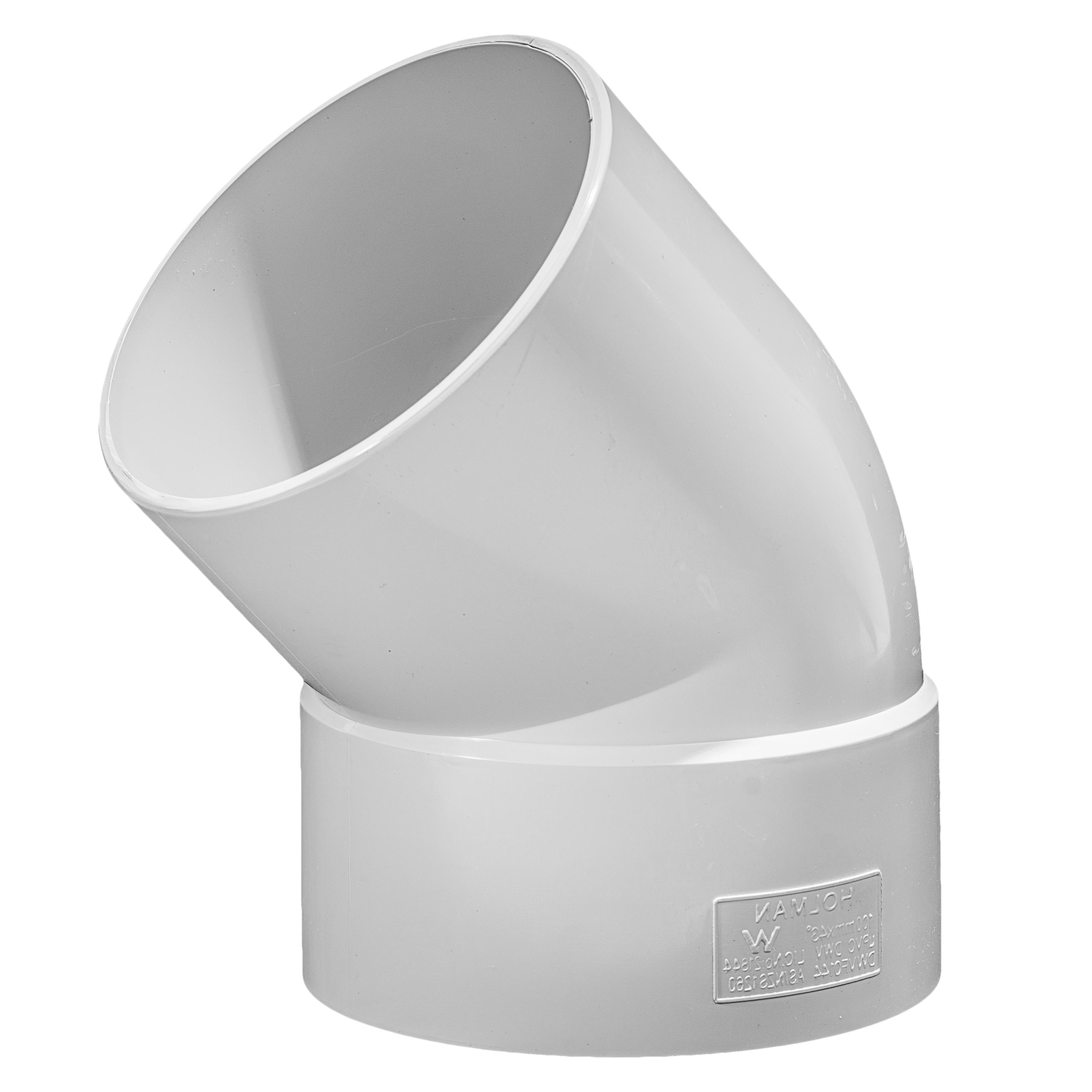 DWV Plain Bend MF 45° 50mm