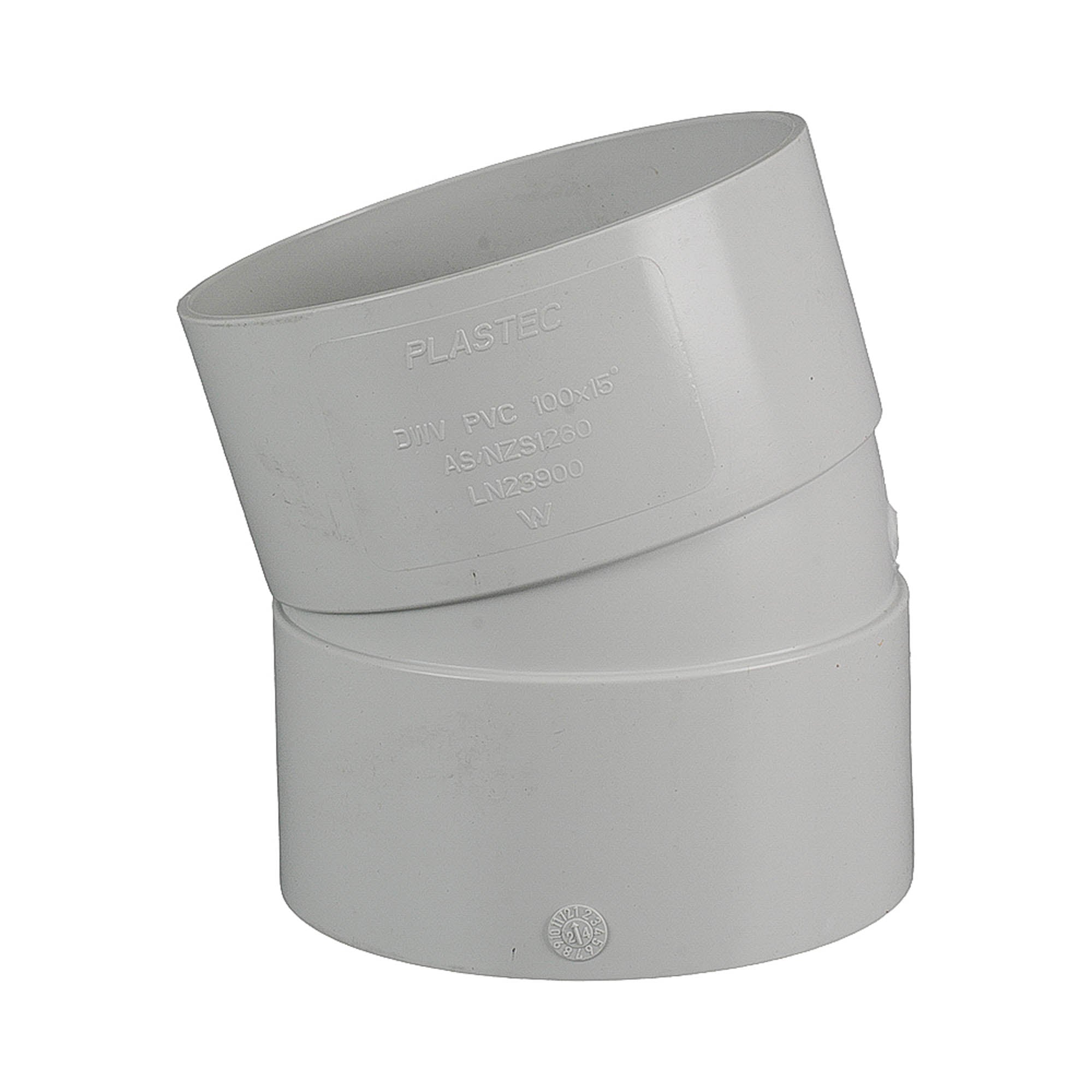 DWV Plain Bend FF 15° 50mm