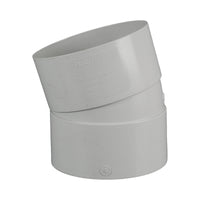 DWV Plain Bend FF 15° 100mm