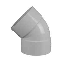 DWV Plain Bend FF 45° 100mm