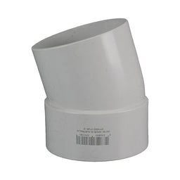 DWV Plain Bend MF 15° 100mm