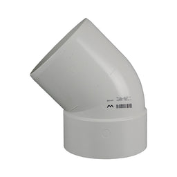 DWV Plain Bend MF 45° 50mm