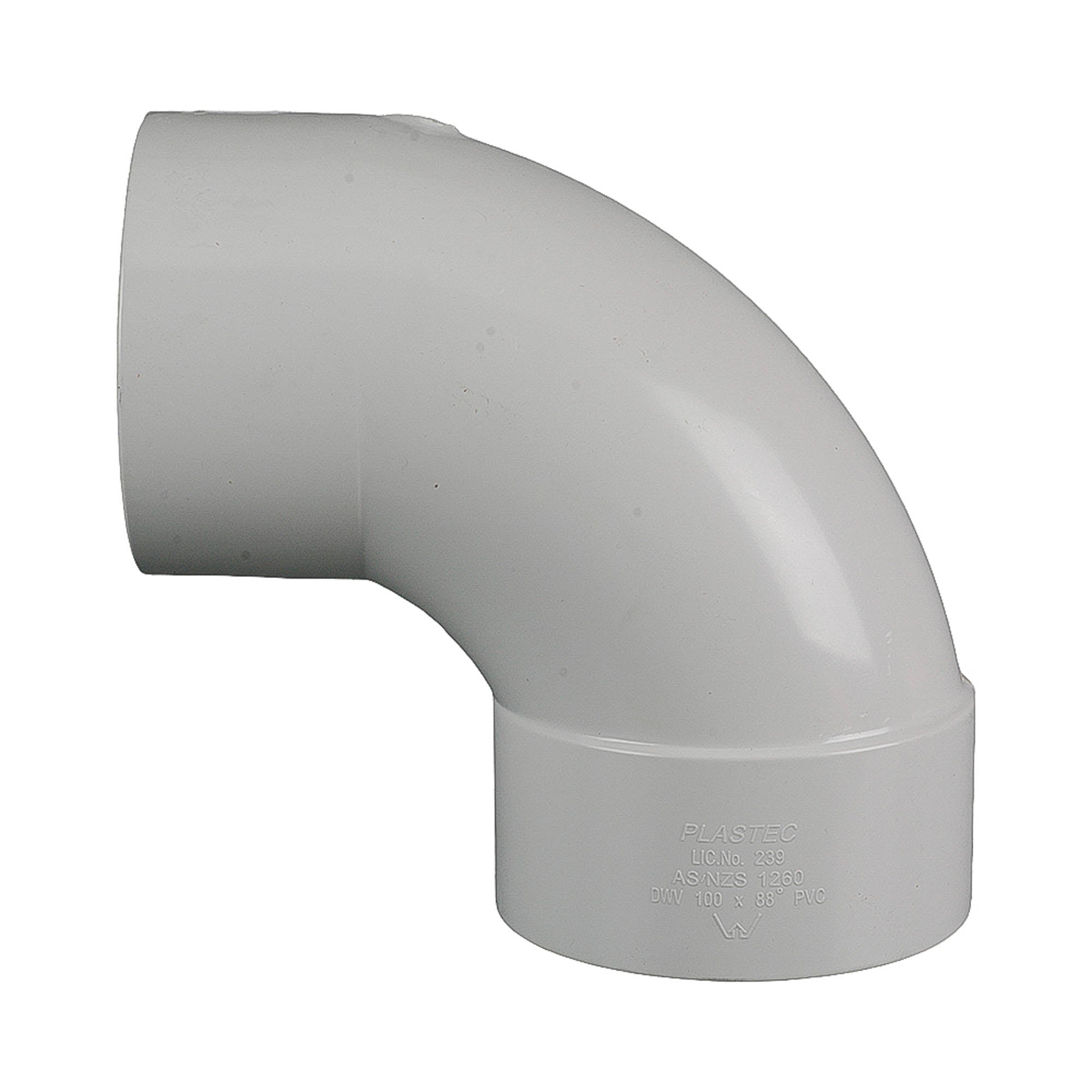 DWV Plain Bend MF 88° 100mm