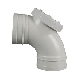 DWV Rear Access Bend 88° FF 100mm