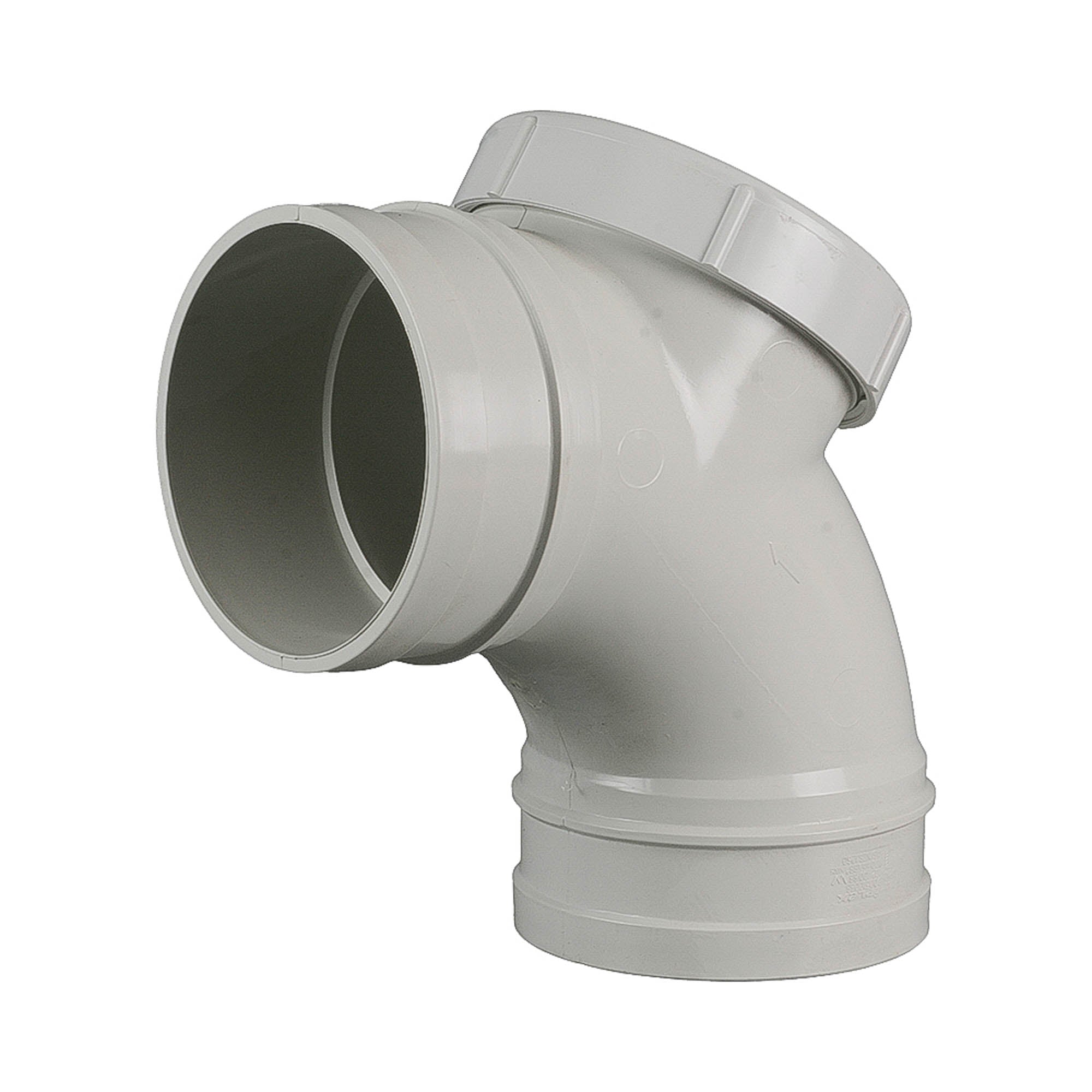 DWV Rear Access Bend 88° FF 100mm