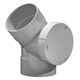 DWV Side Access Bend 45° FF 100mm