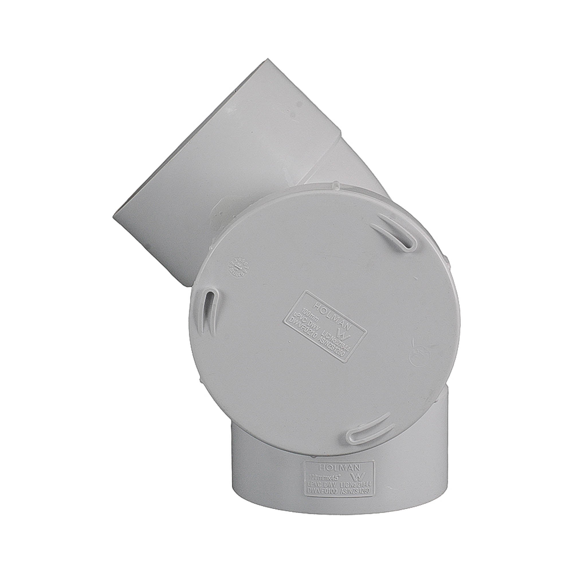 DWV Side Access Bend 45° FF 100mm