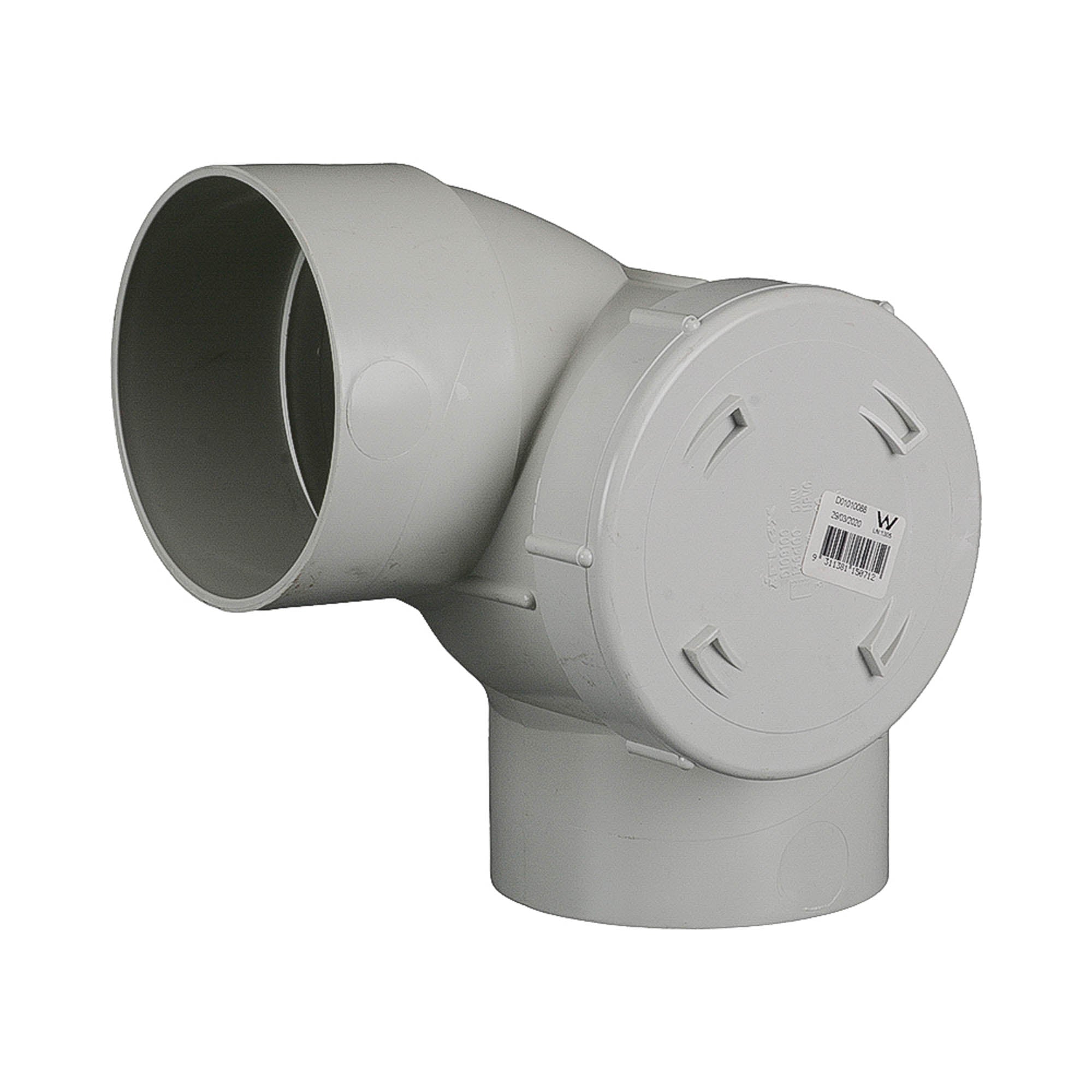 DWV Side Access Bend 88° FF 100mm