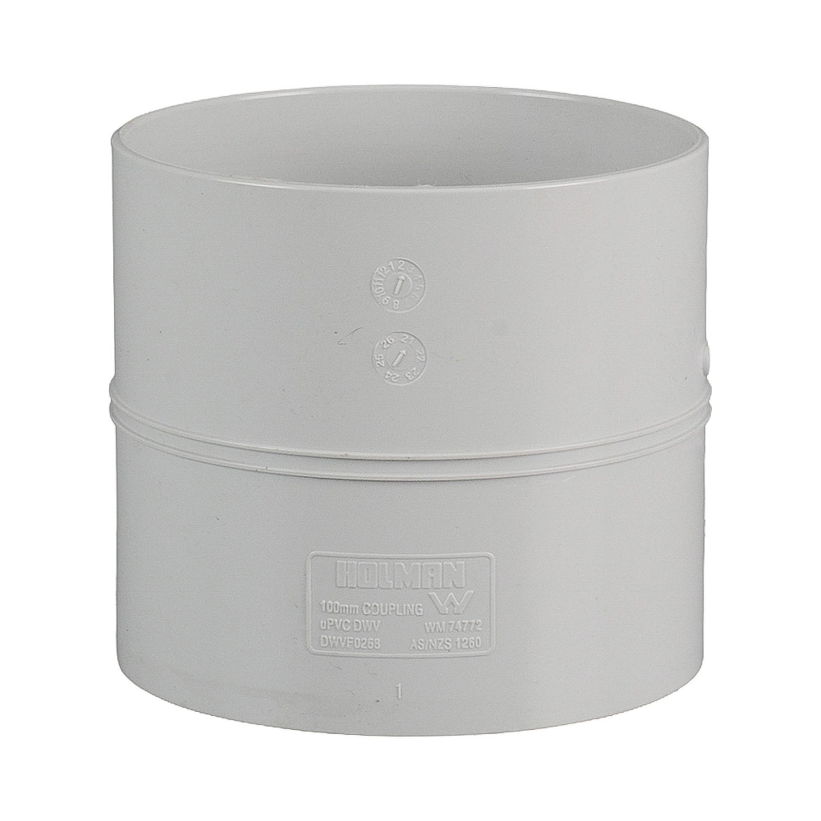 DWV Coupling Plain 100mm