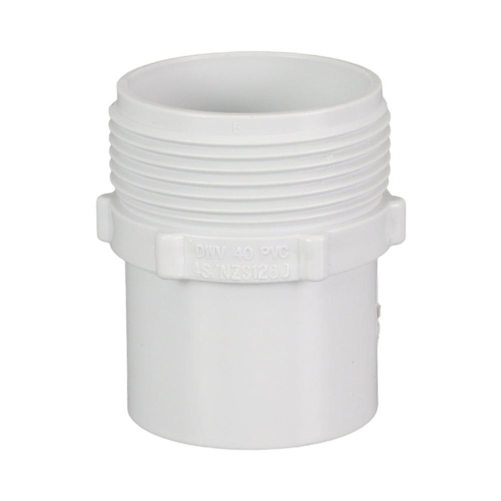 DWV Male Iron Adaptor 40mm x 1 1/2" BSPM
