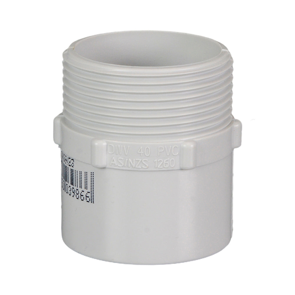 DWV Male Iron Coupling 40mm x 1 1/2" BSPM