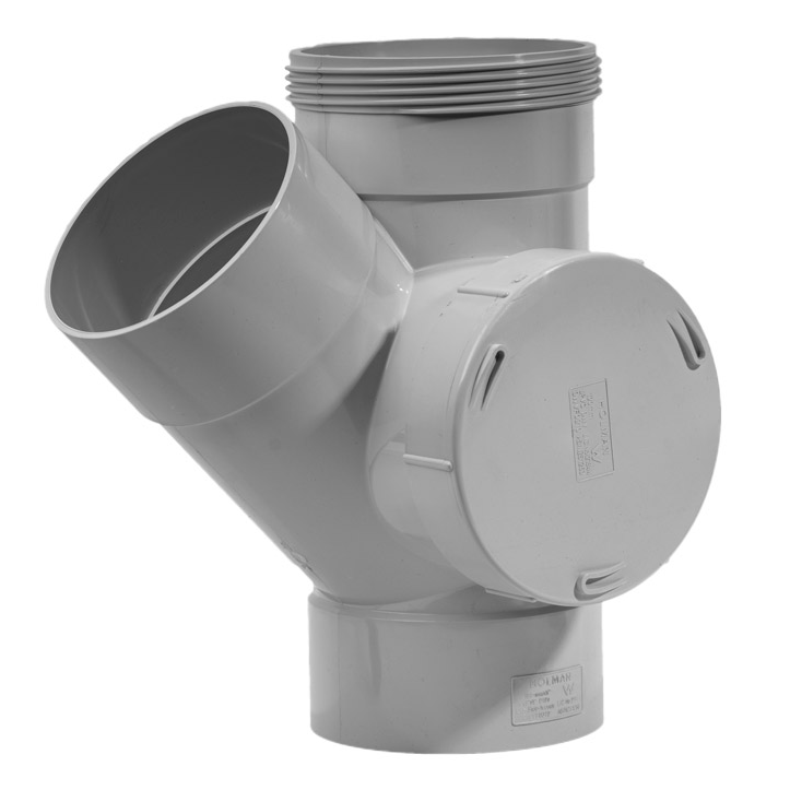 DWV Side Access Junction 45° FF R.H. 100mm