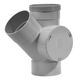 DWV Side Access Junction 45° FF R.H. 100mm