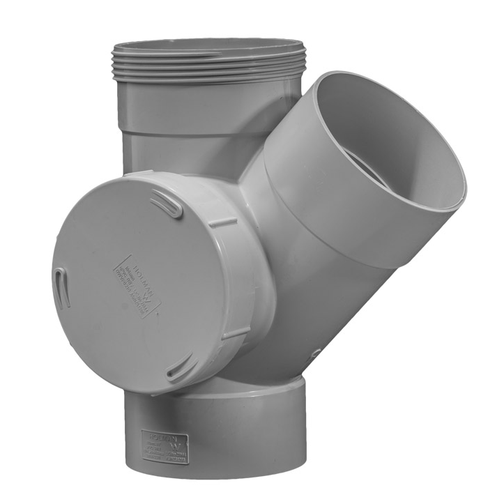 DWV Side Access Junction 45° FF L.H. 100mm