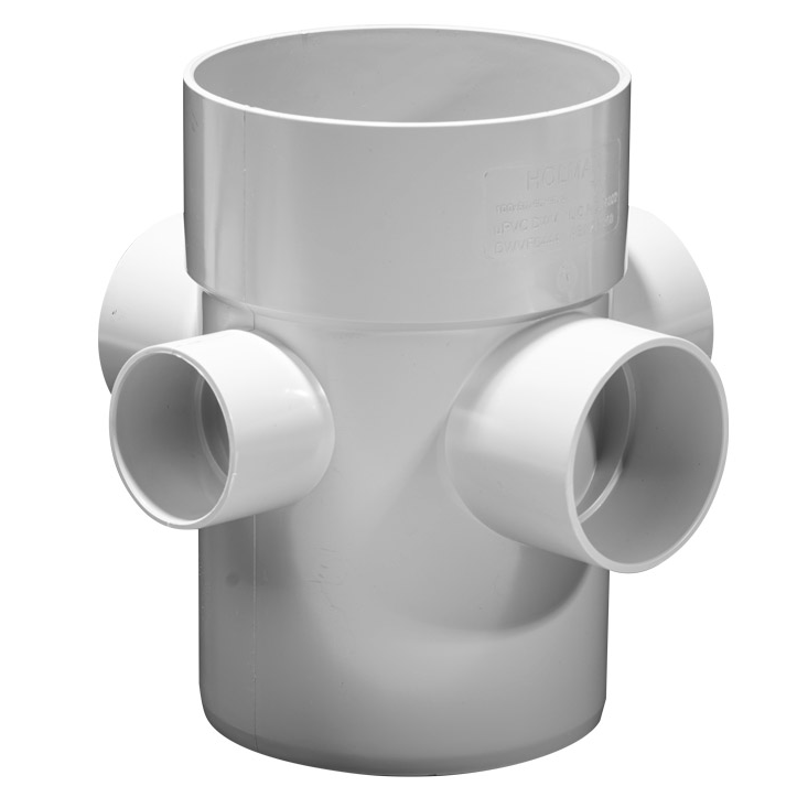 DWV Riser Junction MF 88° 100mm x 50x50x50x40
