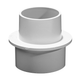 DWV Slab Repair Coupling - Socket x Into Pipe Flanged 65mm