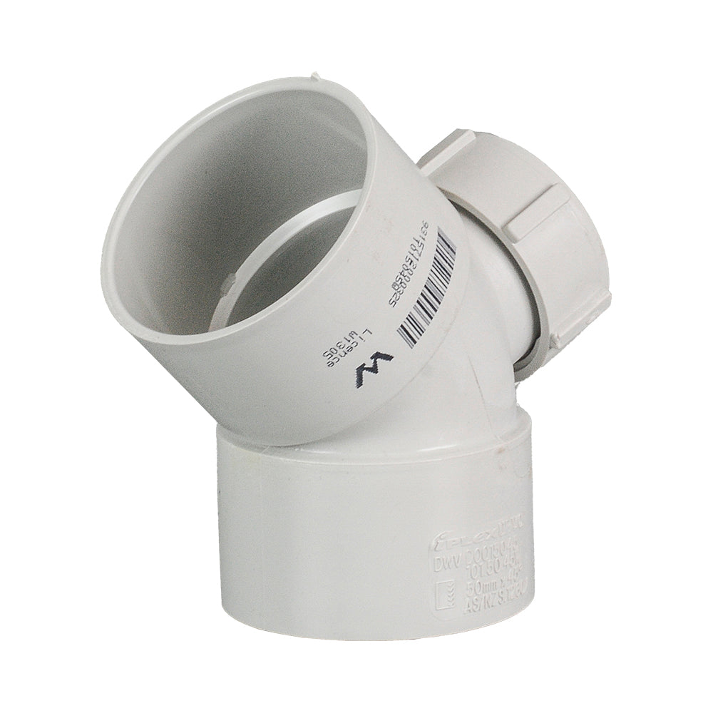 DWV I.O.Bend FF 45° 50mm