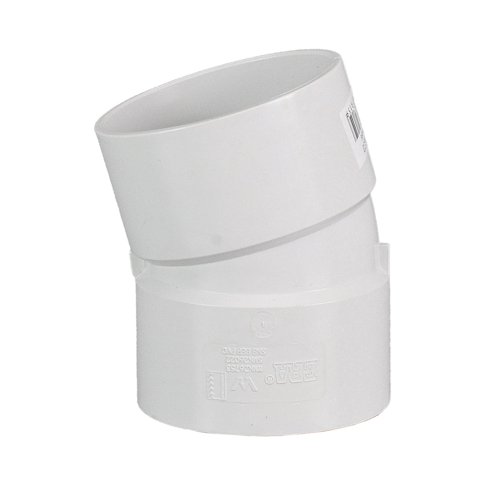 DWV Plain Bend FF 15° 65mm