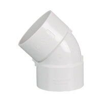 DWV Plain Bend FF 45° 50mm