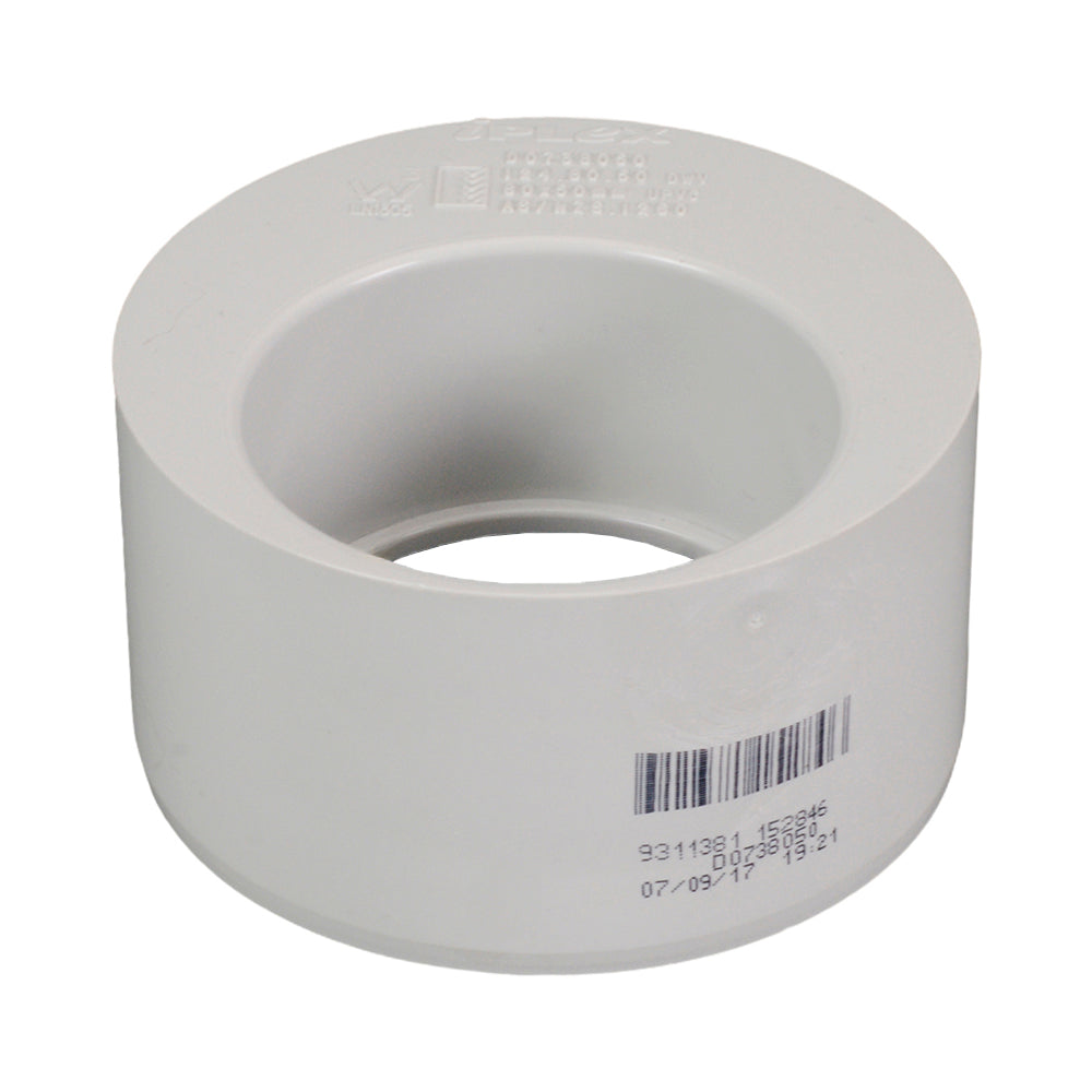 DWV Bush Reducing 80mm x 65mm