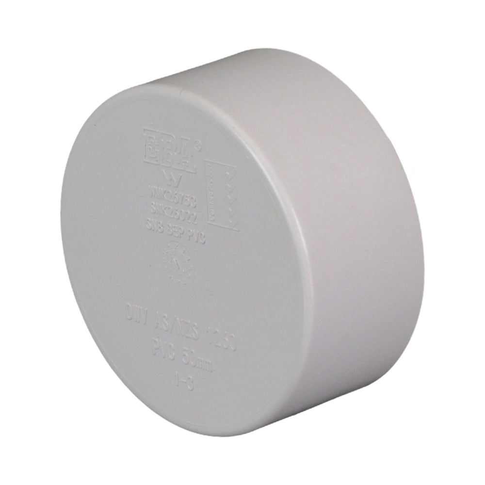 DWV Push on Cap 50mm